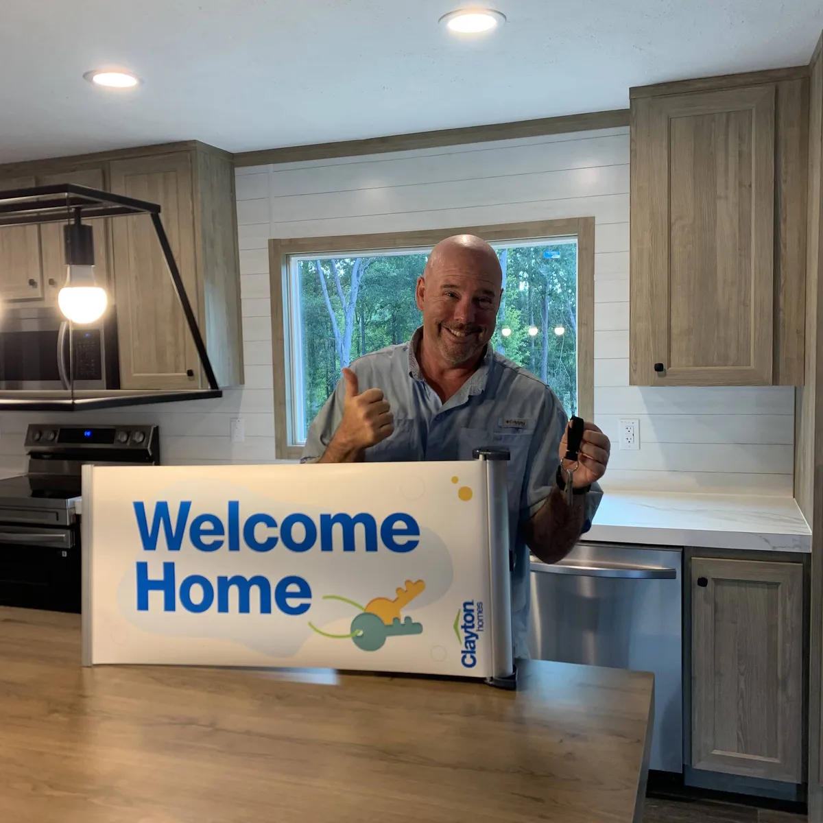 AARON B. welcome home image