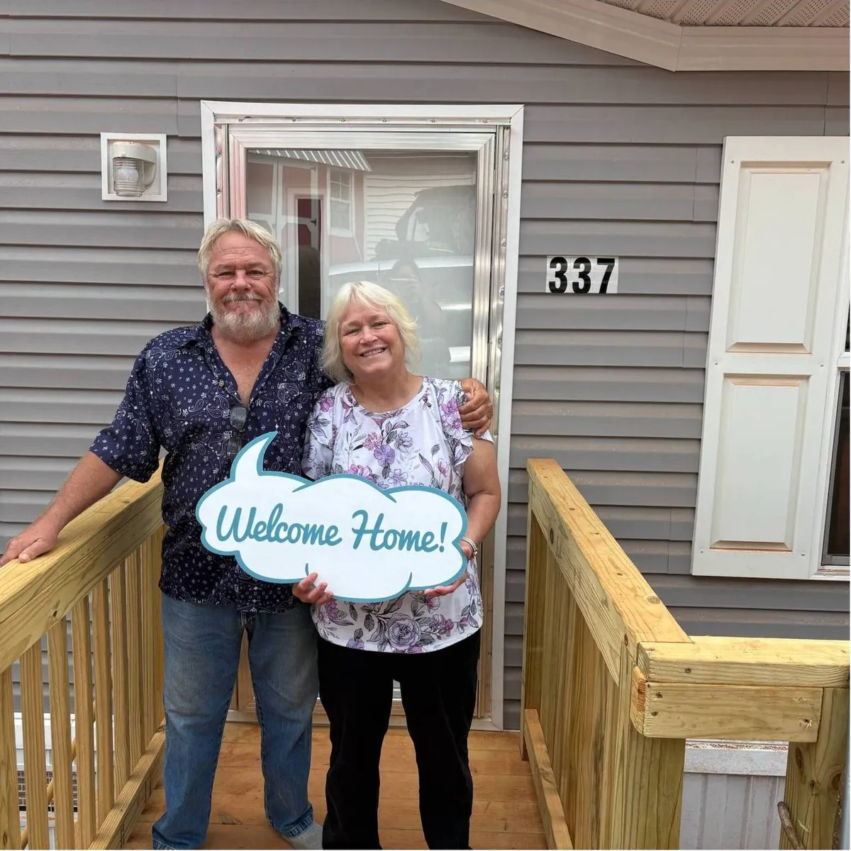 WILLIAM T. welcome home image