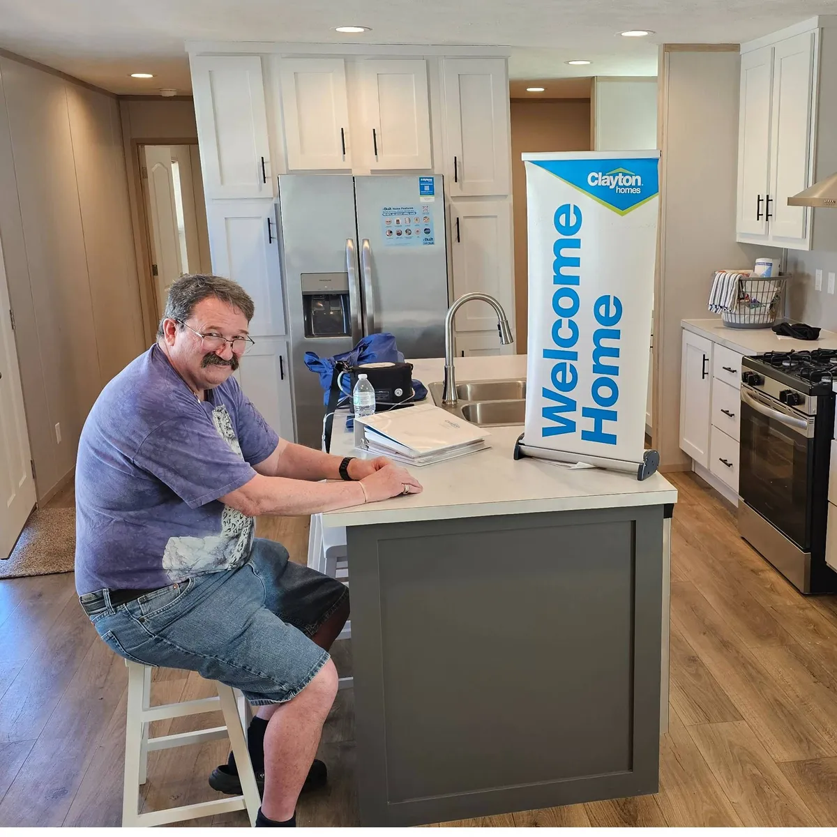 JAMES B. welcome home image