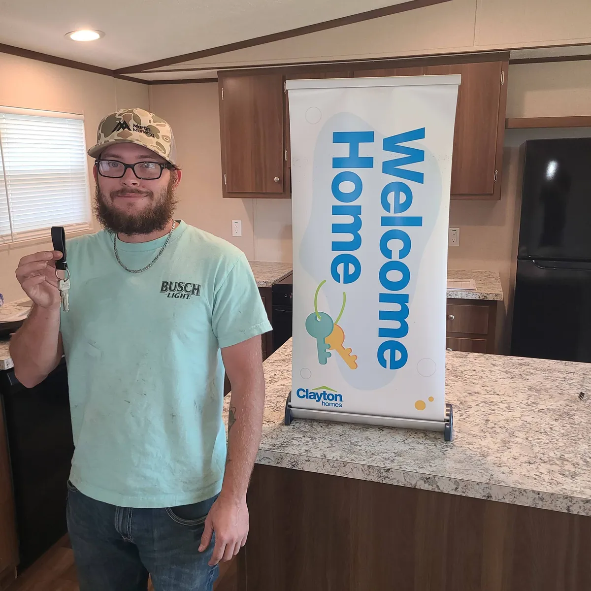 JAMES M. welcome home image