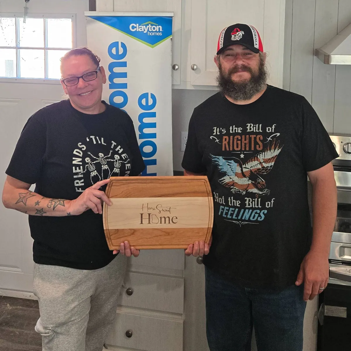 Frank M. welcome home image