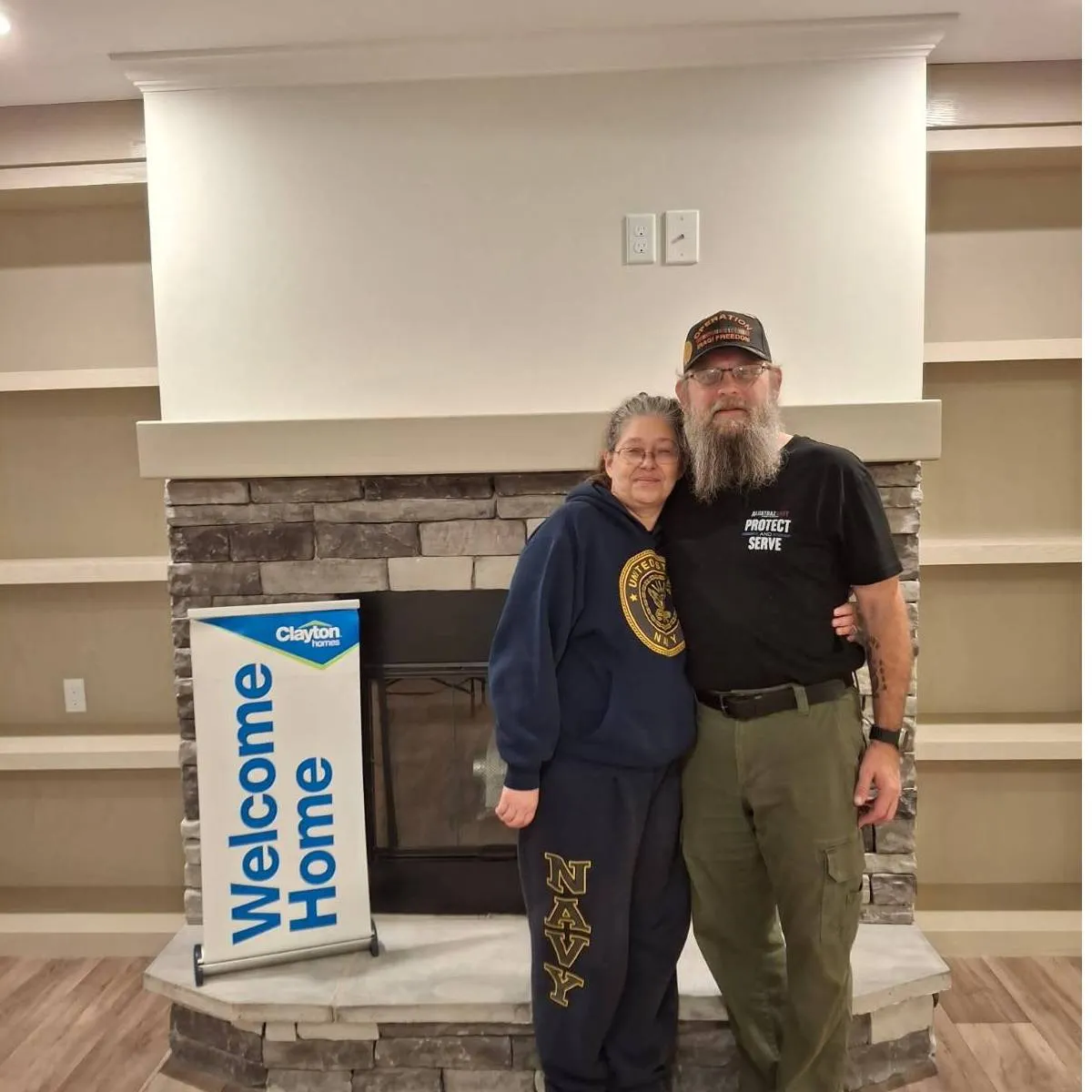 WILLIAM D. welcome home image