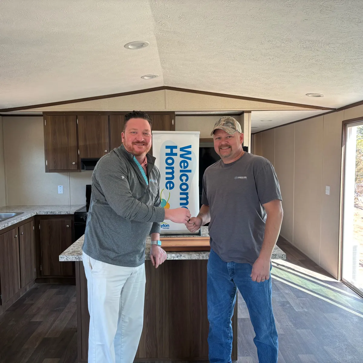 JAMES M. welcome home image