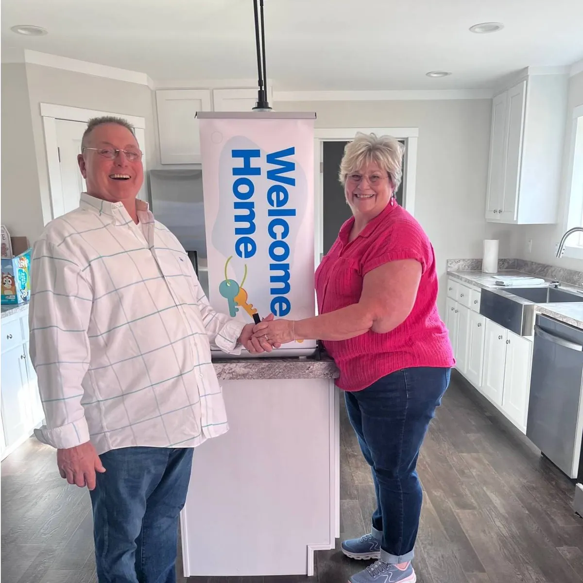 CHARLES M. welcome home image