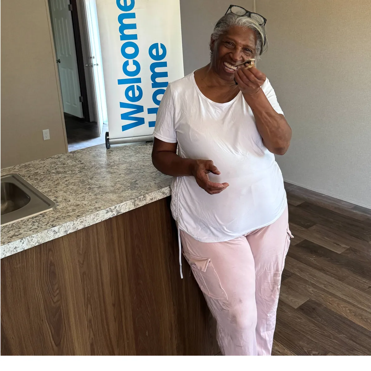 James C. welcome home image