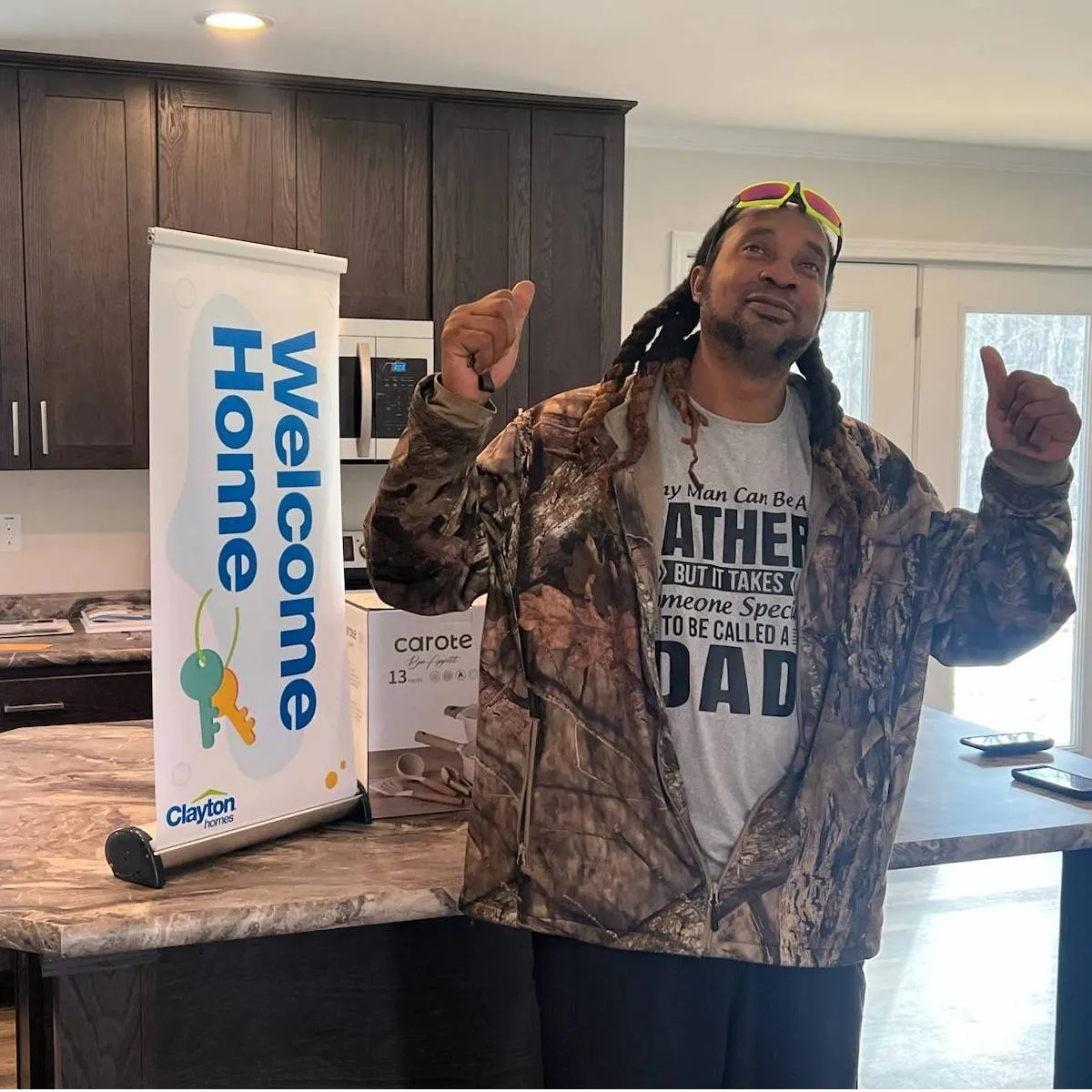 JOHN L. welcome home image