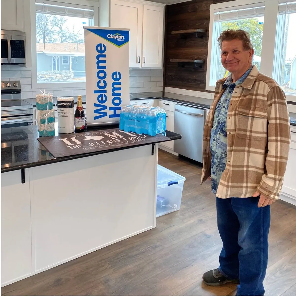 Thomas J. welcome home image