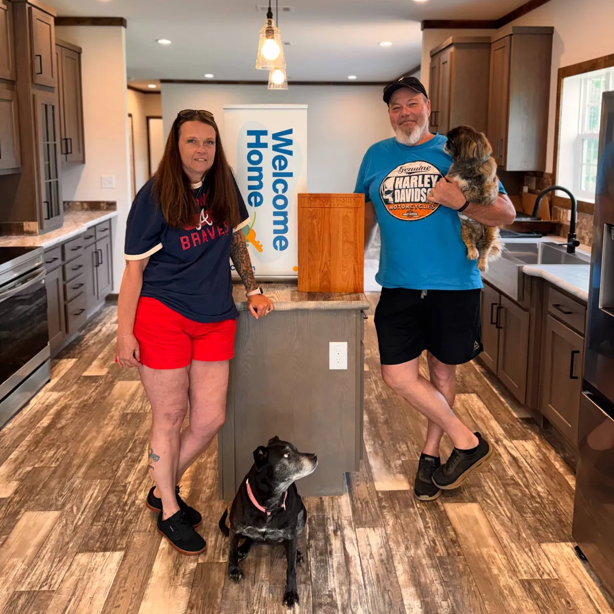 Kristopher B. welcome home image