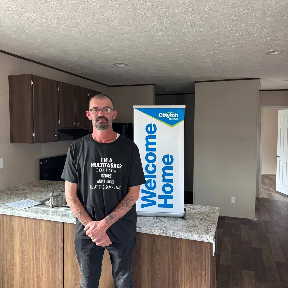GLENN A. welcome home image