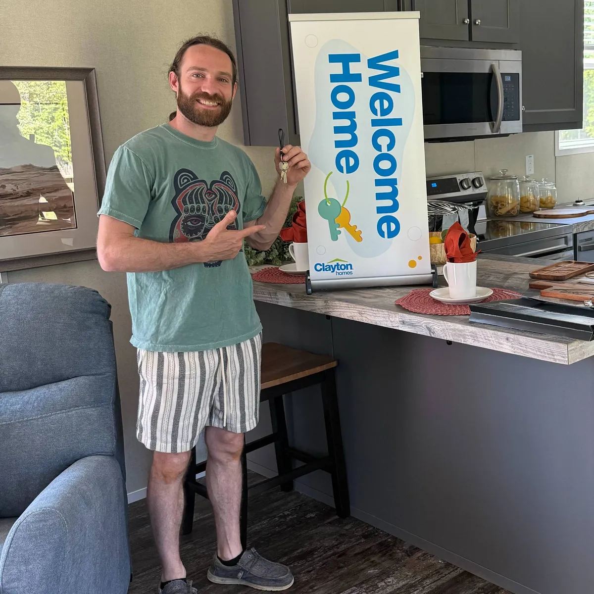 HUNTER M. welcome home image