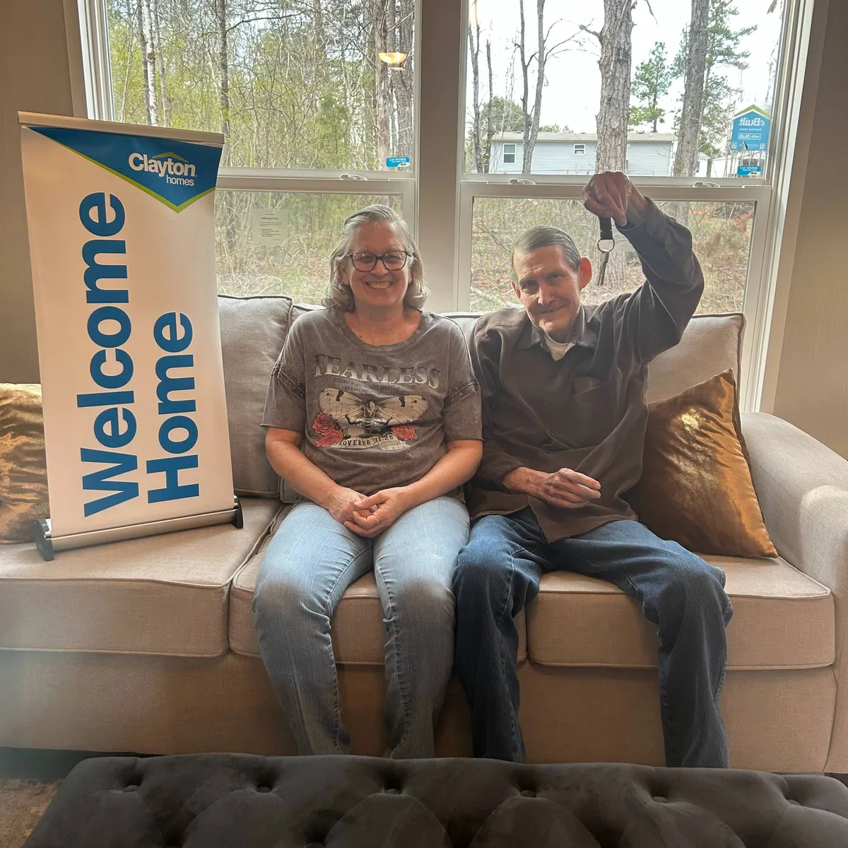 RONALD D. welcome home image